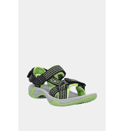 Сандали детские CMP Hamal Hiking Sandal Black/Green 38Q9954-47UR