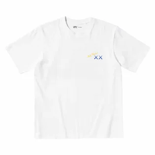 Футболка унисекс Uniqlo Kaws Warhol White 341-471321