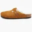 Сандали мужские Birkenstock Boston Fur Brown 1001140