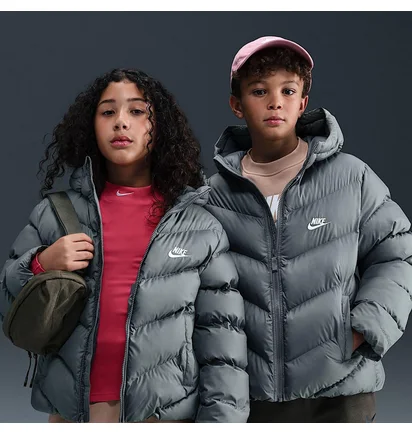 Пуховик детский Nike Sportswear All Day Play Therma-Fit Puffe Grey HQ4976-084