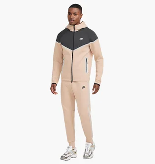 Спортивный костюм мужской Nike Tech Fleece Reflective Beige/Grey HQ3746-200__HQ3747-200