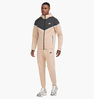 Спортивный костюм мужской Nike Tech Fleece Reflective Beige/Grey HQ3746-200__HQ3747-200