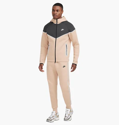 Спортивный костюм мужской Nike Tech Fleece Reflective Beige/Grey HQ3746-200__HQ3747-200