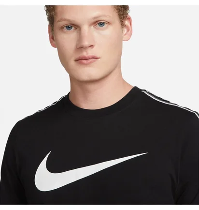 Футболка мужская Nike M Nsw Repeat Sw Ss Tee Black DX2032-011