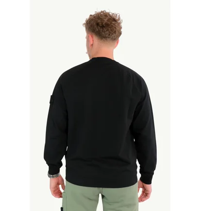 Світшот чоловічий Stone Island Patch Crewneck Black L1S156100064S00F3-V0029