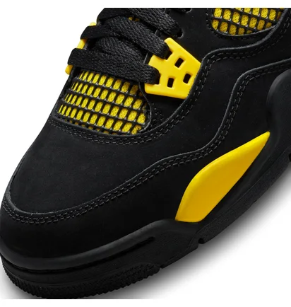 Кроссовки детские Air Jordan 4 Retro Thunder Gs Black 408452-017