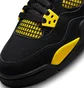 Кроссовки детские Air Jordan 4 Retro Thunder Gs Black 408452-017