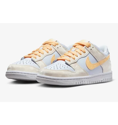 Кроссовки детские Nike Dunk Low Melon Tint Beige/Light Blue FB9109-100