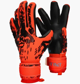 Рукавиці воротарські унісекс Reusch Attrakt Freegel Silver Orange/Black 5370235-3333