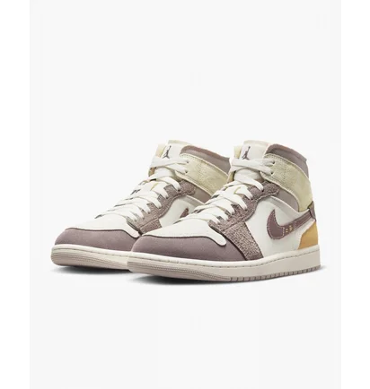 Кроссовки мужские Air Jordan 1 Mid Se Craft Brown Dm9652-102