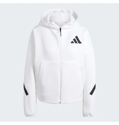 Куртка жіноча Adidas Z.N.E. Full-Zip Hoodie White JE7849