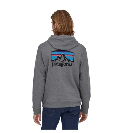 Худи мужское Patagonia Fitz Roy Horizon Uprisal Hoodie Grey 39619GLH
