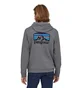 Худи мужское Patagonia Fitz Roy Horizon Uprisal Hoodie Grey 39619GLH