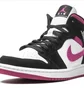Кроссовки женские Air Jordan 1 Mid W White/Black BQ6472-005