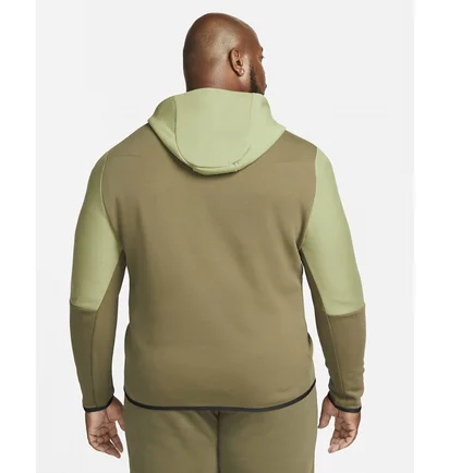 Толстовка чоловіча Nike Nsw Tech Fleece Hoodie Olive Cu4489-334