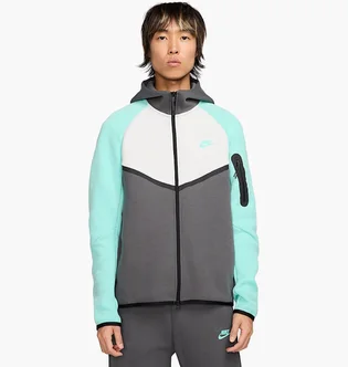Толстовка чоловіча Nike Tech Fleece Fz Wr Turquoise/White HV6512-068
