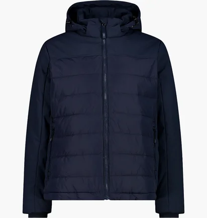 Куртка чоловіча CMP Jacket Zip Hood Twill Blue 34K0147-N950