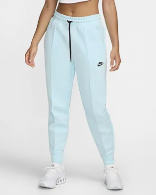 Штаны женские Nike Sportswear Tech Fleece Mid-Rise Joggers Light Blue FB8330-474