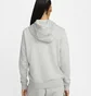 Толстовка жіноча Nike Club Fleece Fz Hoody Grey DQ5471-063