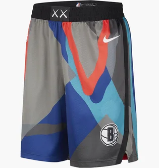 Шорты мужские Nike Dri-Fit Nba Swingman Brooklyn Nets City Edition 2023/24 Grey DX8694-010