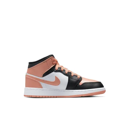 Кроссовки детские Air Jordan 1 Mid White/Peach Dm9077-108