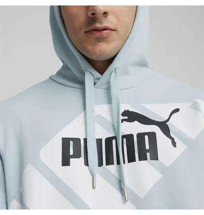 Худи мужское Puma Power Graphic Hoodie Light Blue 678963-22