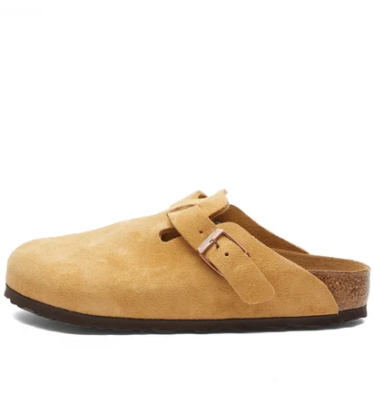 Тапочки жіночі Birkenstock Boston Beige 1026181