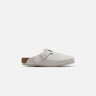 Сандали мужские Birkenstock Boston Antique Suede White 1024731