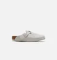 Сандали мужские Birkenstock Boston Antique Suede White 1024731