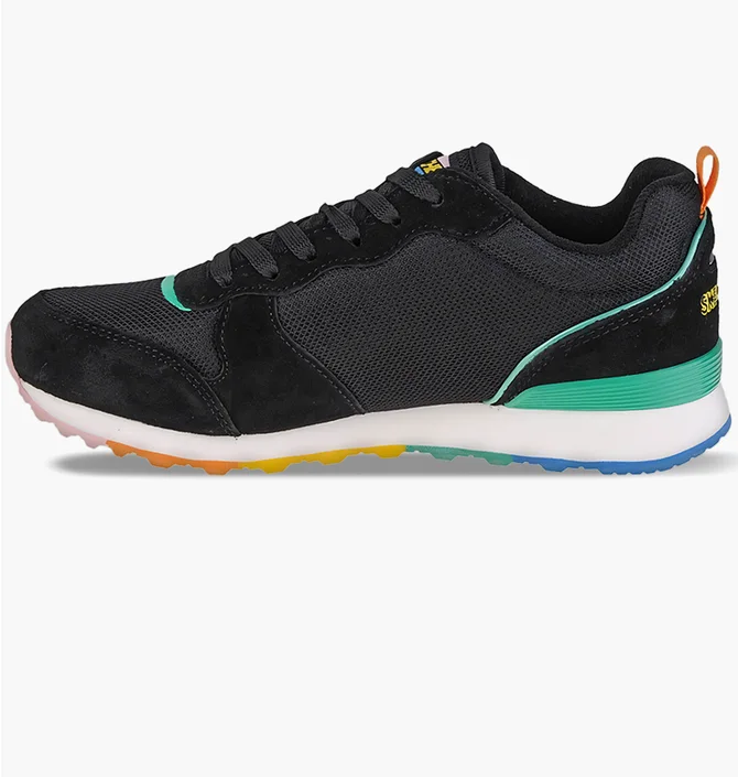 Кроссовки женские Skechers Og 85 Walking Rainbow Black 155353-BKMT