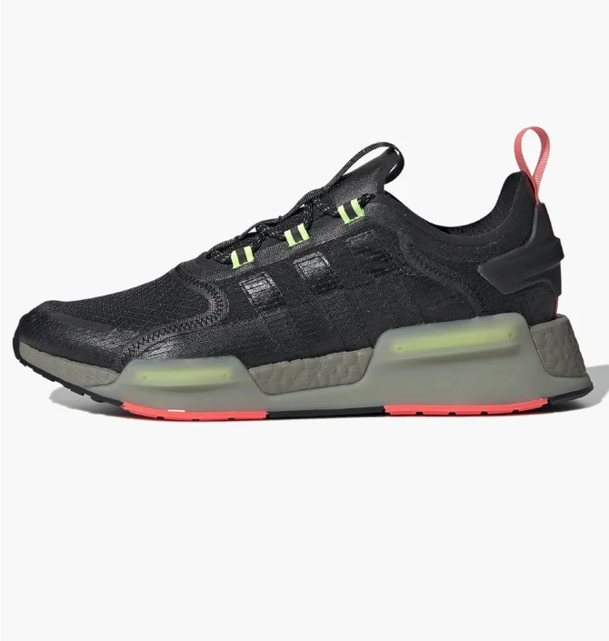 Кроссовки мужские Adidas Nmd_V3 Shoes Black/Green Gw3064