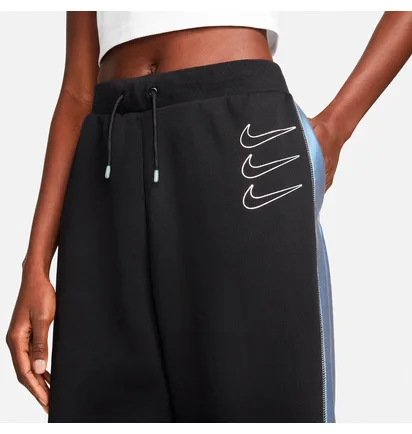 Штаны женские Nike W Nsw Gx Mr Flc Jggr Opal Black DD5129-010