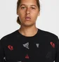 Футболка мужская Nike M Nsw Tee 12Mo Aop Sp25 Black HJ0561-010