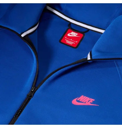 Толстовка мужская Nike Tech Fleece Blue/Pink FZ4709-480