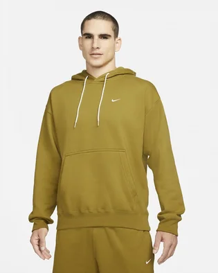 Худи мужское Nike Mens Fleece Hoodie Olive CV0552-318