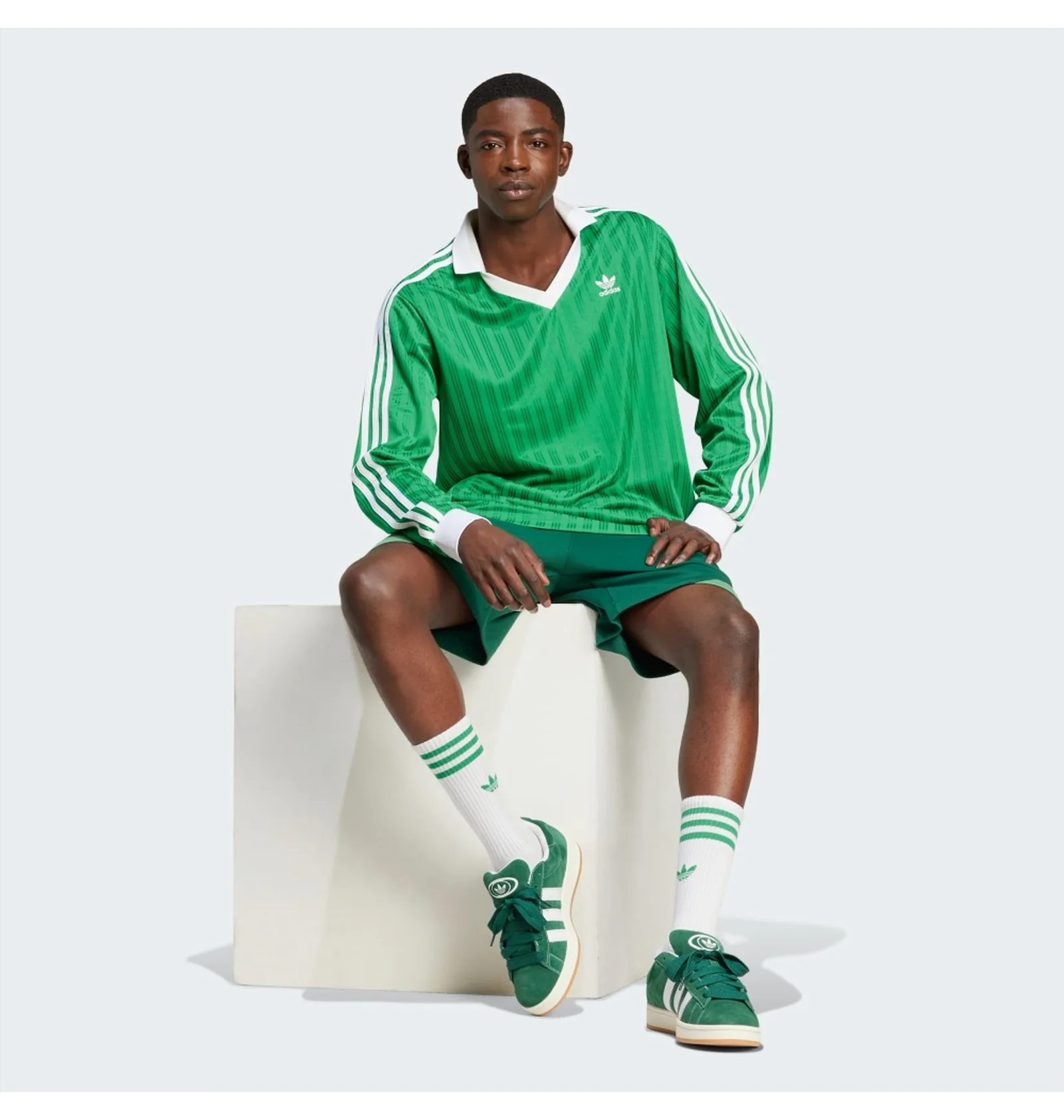 ᐉ Лонгслив мужской Adidas Adicolor Piqué Football Long Sleeve