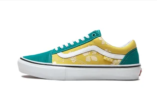 Кеды унисекс Vans Skate Old Skool Turquoise/Yellow VN0A5FCB3LA