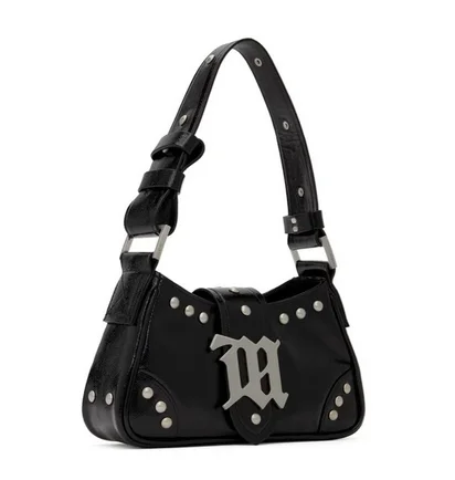 Сумка женская Misbhv Leather Studded Small Bag Black 241937F048026