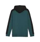 Худи мужское Puma Ess Block X Tape Hoodie Fl Black/Blue 673342-22