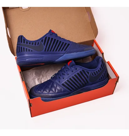 Футзалки унисекс Nike Lunargato Ii Ic Halle F401 Blue 580456-401