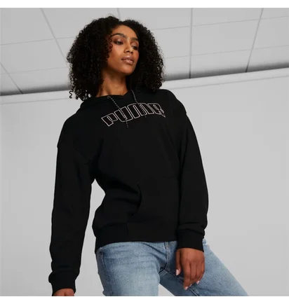 Худи женское Puma Rebel Terry Hoodie Black 671167-01