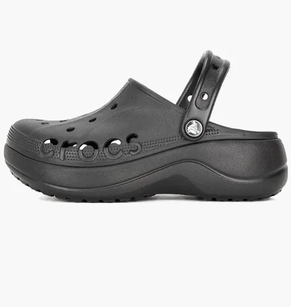 Тапочки женские Crocs Baya Platform Black 208186-001