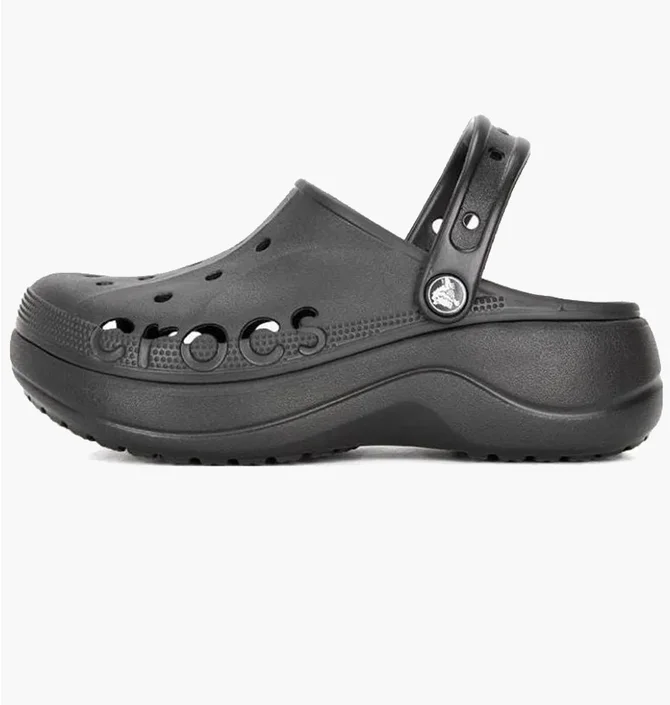 Тапочки женские Crocs Baya Platform Black 208186-001