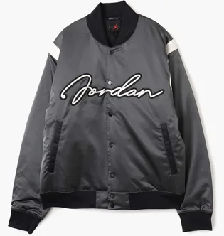 Бомбер чоловічий Air Jordan Mvp Hbr Vrsty Jkt Black HF9297-045