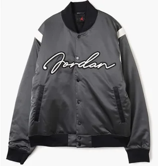 Бомбер чоловічий Air Jordan Mvp Hbr Vrsty Jkt Black HF9297-045