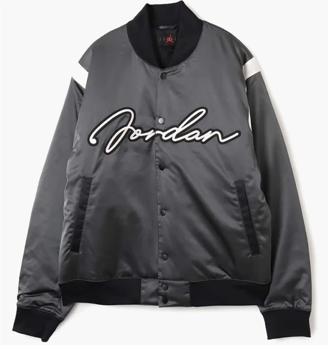 Бомбер чоловічий Air Jordan Mvp Hbr Vrsty Jkt Black HF9297-045