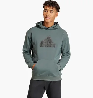 Худи мужское Adidas Future Icons Badge Of Sport Hoodie Green IN3324