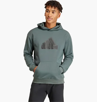Худи мужское Adidas Future Icons Badge Of Sport Hoodie Green IN3324