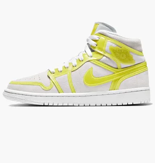 Кроссовки женские Air Jordan 1 Mid Lx White DA5552-107