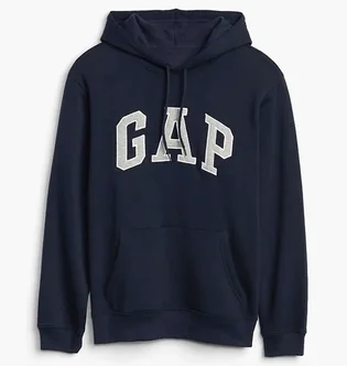 Худі чоловіче Gap Logo Fleece Hoodie Royal Teal Blue 510981521